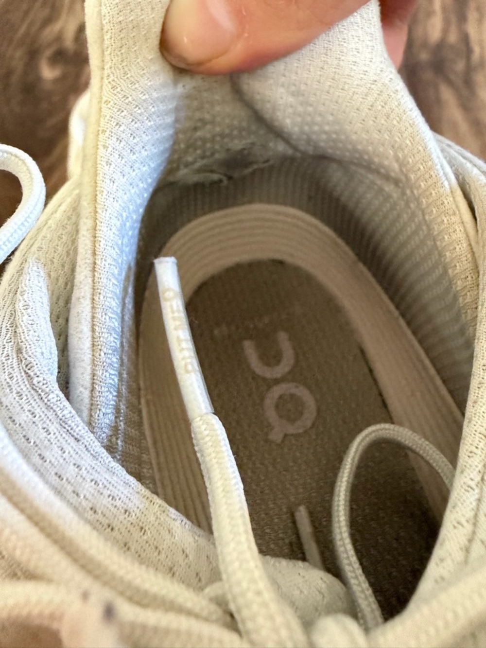 ON CloudNova Shoes White/Undyed Cloudtec Athletic Running Sneakers - Picture 3 of 11